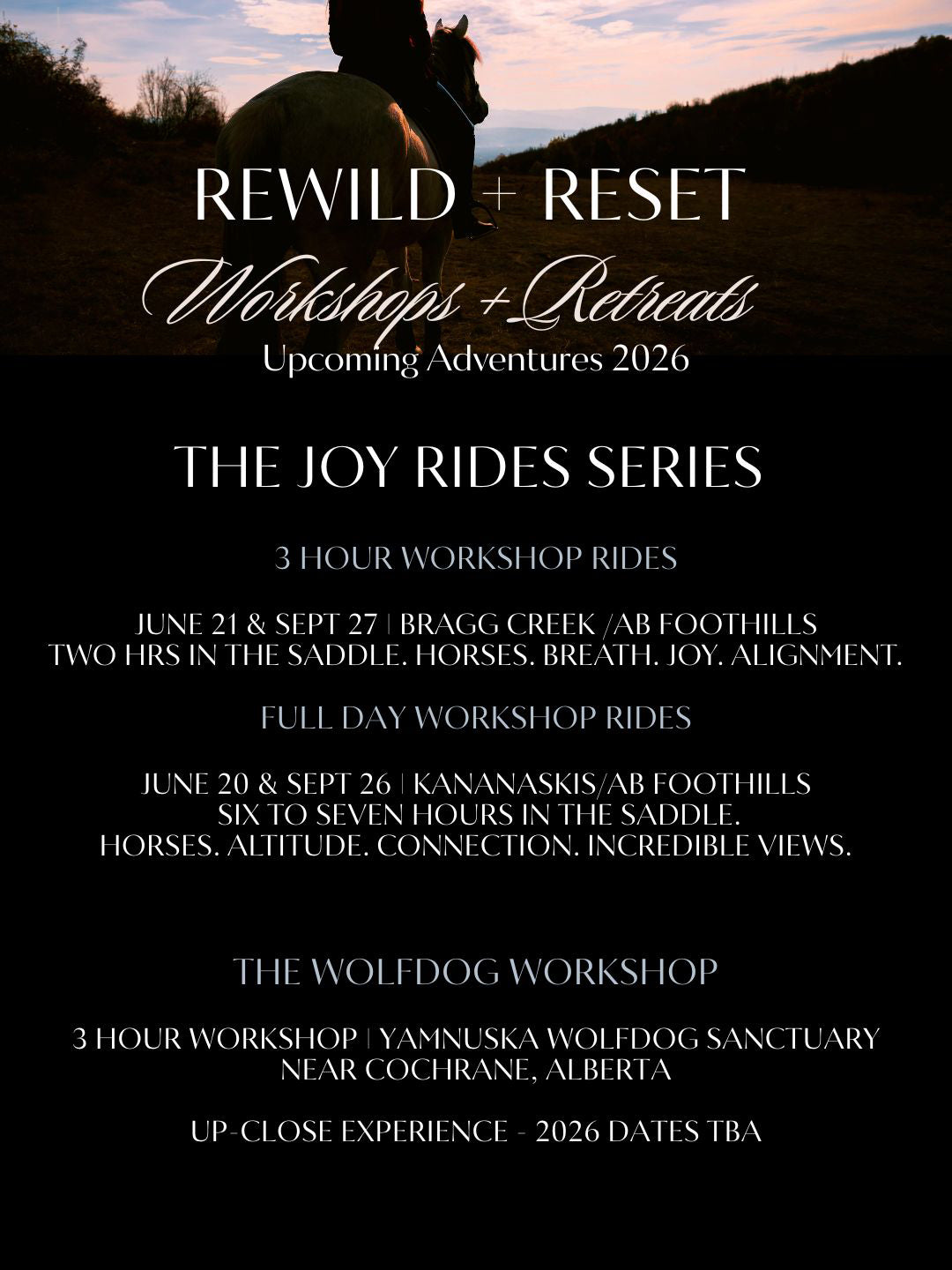 JoyRides - Retreats & Workshops
